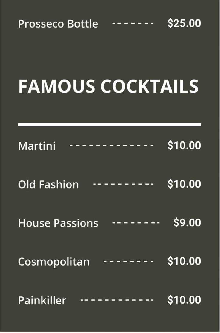 Menu Item